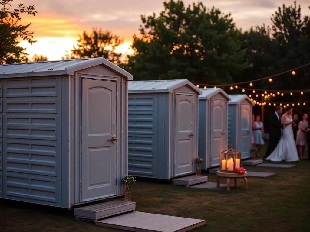 Mackinac Porta Potty partner crew delivering a portable restroom in Okemos, MI